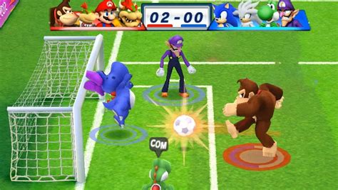 Mario And Sonic At The London 2012 Olympic Games Football Donkey Kong