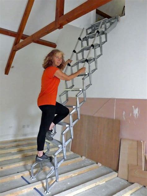 Elite Vertical Loft Ladder Fitted Into New Build Home Premier Loft