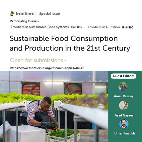 PDF Frontiers In Sustainable Food Systems Special Issue Sustainable