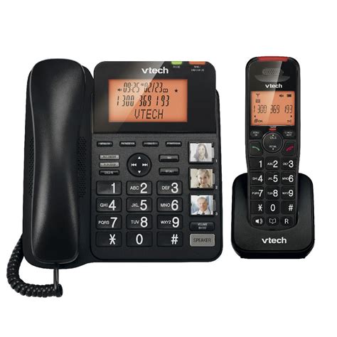 Vtech Dect Corded Cordless Phone Combo Handsfreeanswer