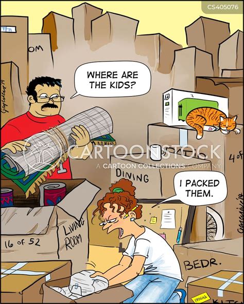 Moving Boxes Cartoons And Comics Funny Pictures From Cartoonstock