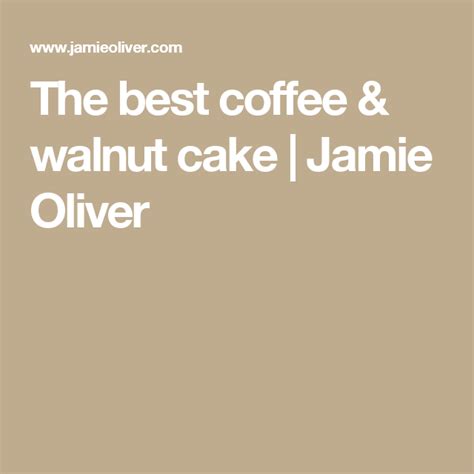Decorate the cake with the remaining walnuts as they are, or lightly caramelised. The best coffee and walnut cake | Uncategorised recipes ...