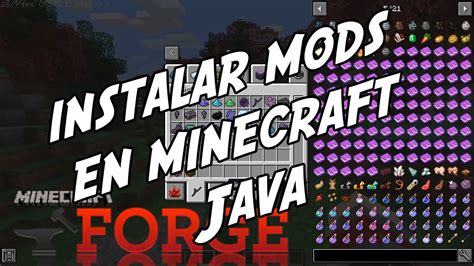 Como Instalar Mods En Minecraft Java Con Forge Youtube My XXX Hot Girl