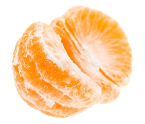 Half Peeled Mandarin Orange Stock Image Image Of Isolated Clementine