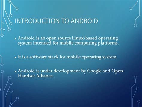 Introduction To Android Ppt