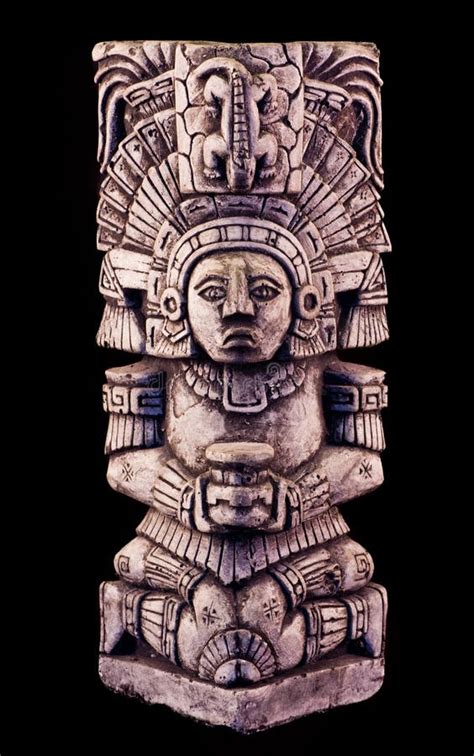 Mayan Sculpture Stock Image Image Of Maya Macro Icon 28788485