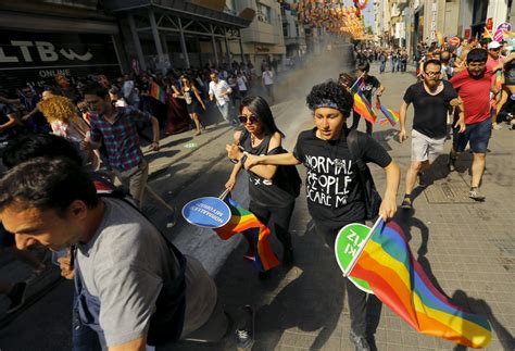 turkey s lgbt have to face more than police force on gay pride marches survey shows extreme