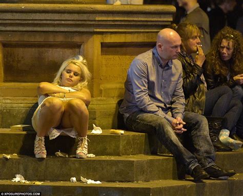 Shocking Images Show Bank Holiday Revellers On Night Out In Newcastle
