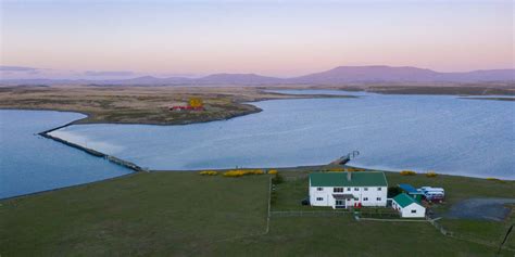 Mt Osborn Darwin Settlement Drone Photo Falkland Islands Travel