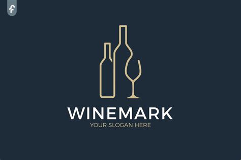Wine Mark Logo Branding And Logo Templates Creative Market