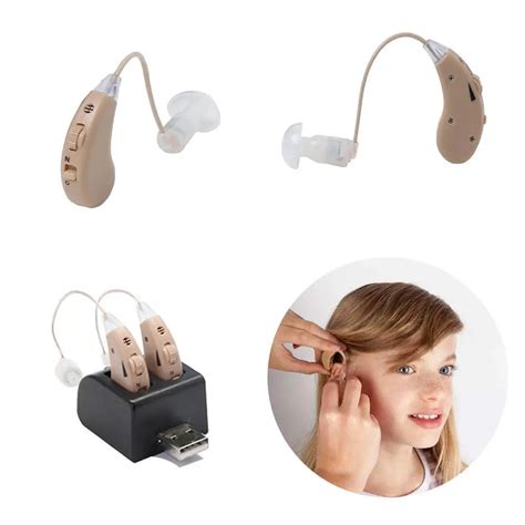 Invisible Bte Hearing Aid Aids Rechargeable Mini Digital Wireless Ear