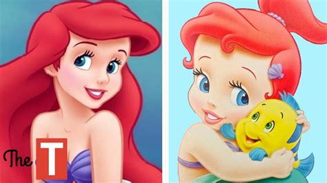 10 Disney Princesses Reimagined As Kids Youtube