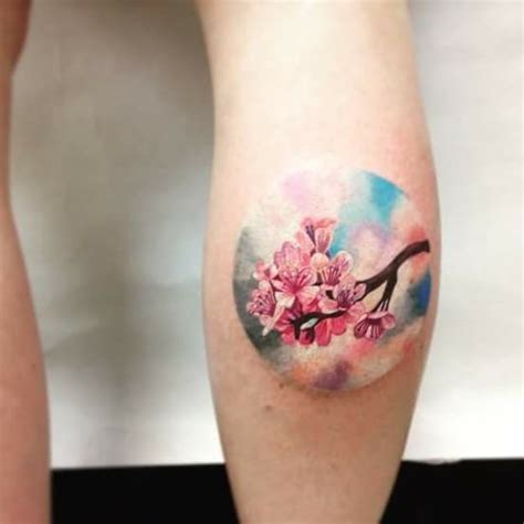 Cerezo Tattoo Tattoos Watercolor Tattoo Flower Circular Tattoo