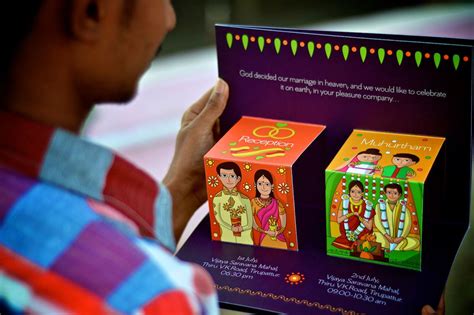Indian wedding card, customizable indian greeting card, pyar marriage card, shaadi card, south asian wedding card, desi wedding thank you. Creative Pop Up South Indian Wedding Invite Design on Behance