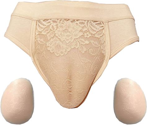 ajusen fake vagina panty with silicone hip butter lifter fake pussy for crossdresser drag queen