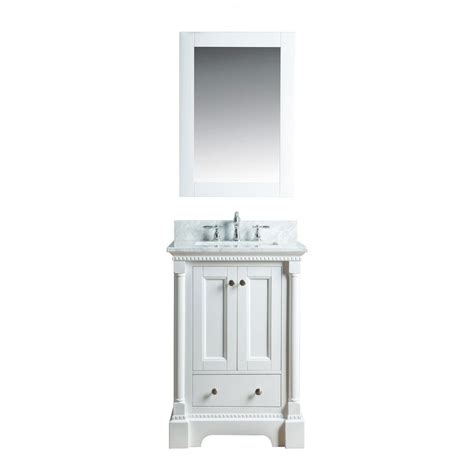 Bathroom vanities at wholesale prices. Alya Bath Olivia 24 in. W x 22 in. D Vanity in White with ...