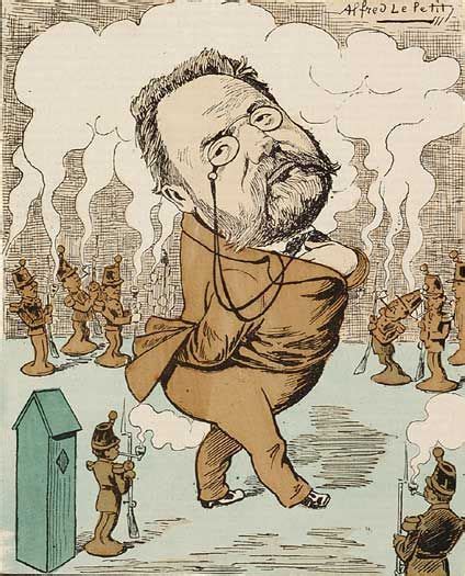 Emile Zola Les Contemporains 1881 Bnf Paris Caricature