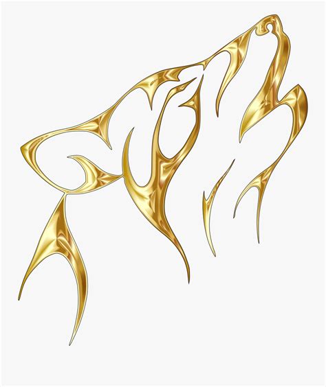 Tribal background стоковые фото, картинки и изображения. Gold Tribal No Background - Golden Wolf Logo Png , Free ...