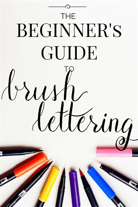 The Beginners Guide To Brush Lettering