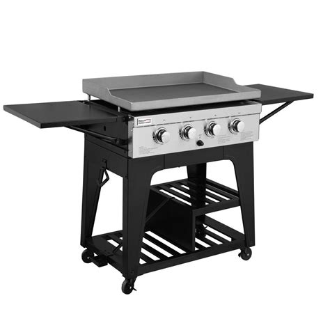Royal Gourmet 34 In 4 Burner Propane Gas Grill In Black With Griddle