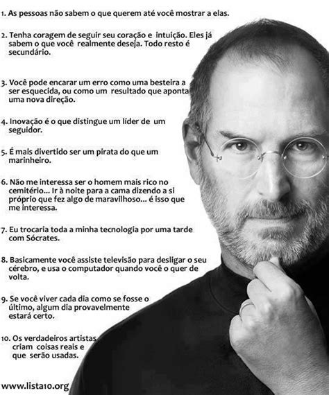 As 10 Melhores Frases De Steve Jobs