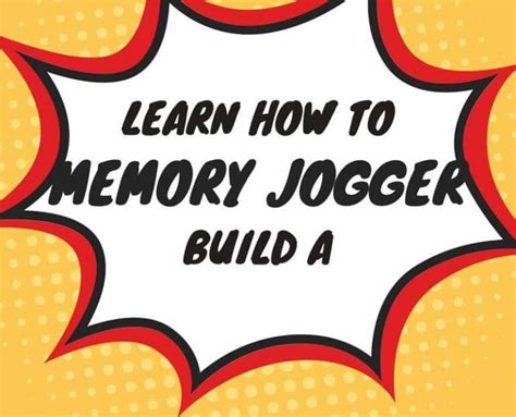 Learn How To Build A Memory Jogger Bow Valley Freedom