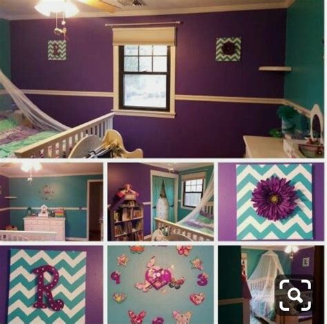 Teal And Purple Bedroom Idea Purple Bedrooms Girl Room Little Girl Rooms