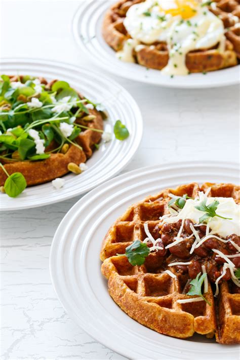 Savory Cornbread Waffles Love And Olive Oil