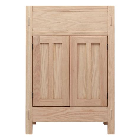 Eviva's best selling bathroom vanity, the acclaim, is now available in sizes 24, 28, or 30 inches to match your unique small bathroom. 24" Unfinished Mission Hardwood Vanity for Undermount Sink ...