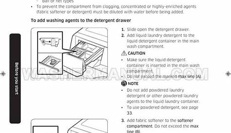 Samsung WF45R6300A Washing Machine User Manual
