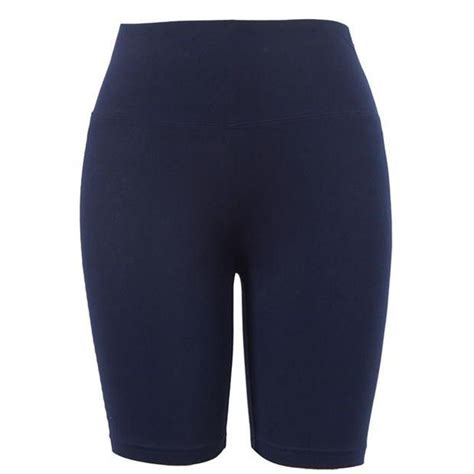 Miso Ladies High Waisted Cycling Shorts Ladies Navy Parallel Import