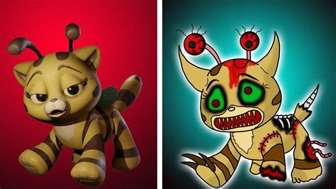 Poppy Playtime Cat Bee Characters As Horror Version Speedcoloring Art Youtube