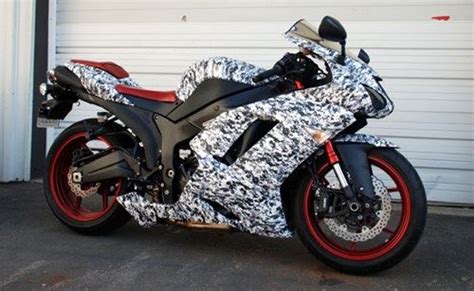 Kawasaki Ninja 600 Custom Camo Graphic Wrap By Nh Wraps Motorcycle
