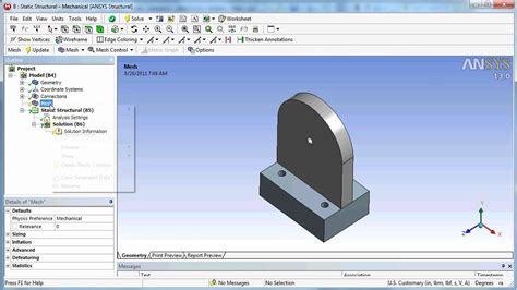 Ansys Workbench Cad Transfer from Solidworks & Design Modeler - YouTube
