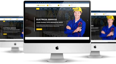 ET Electrical - Free Responsive Joomla Electrical Website ...