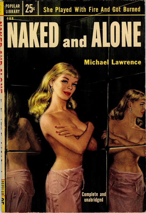 Naked And Alone Pulp Covers