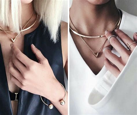 Ways To Wear Layered Necklace Like A Pro Layered Necklaces Stacked Necklaces How To Wear
