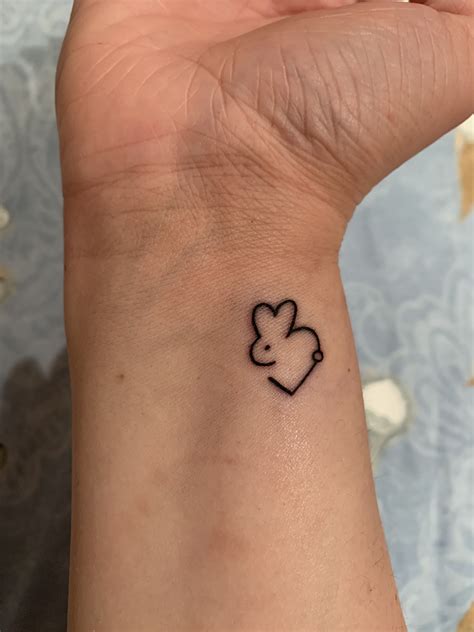 Bunny Heart Tattoo Xăm