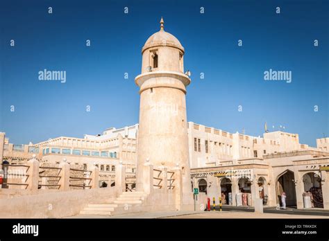 Souq Waqif Mosque In Doha Doha Ad Dawhah Qatar Stock Photo Alamy