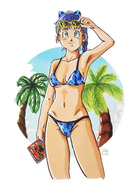 Bulma En Bikini Magori Art La Teva Botiga D Anime En Catal
