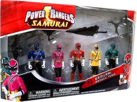 Power Rangers Samurai Samurai Ranger Team Exclusive Action Figure Set