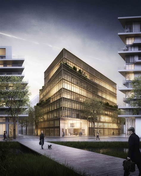 Gallery Of Kaufman And Broad Office Building Winning Proposal