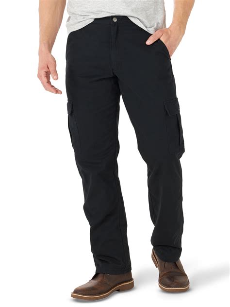 Wrangler Big Mens Relaxed Fit Fleece Lined Cargo Pant