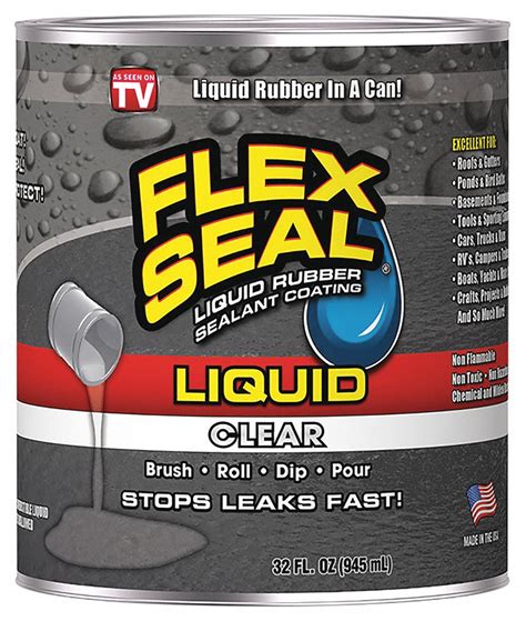 Flex Seal Rubber Clear Leak Sealer 55ke53lfsclrr32 Grainger