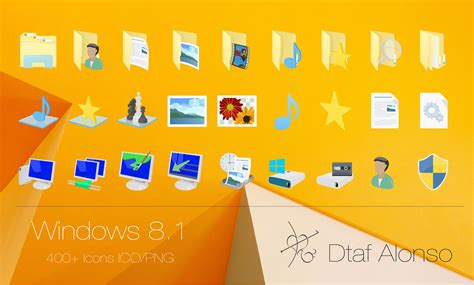 Windows 8 Desktop Icons Pack