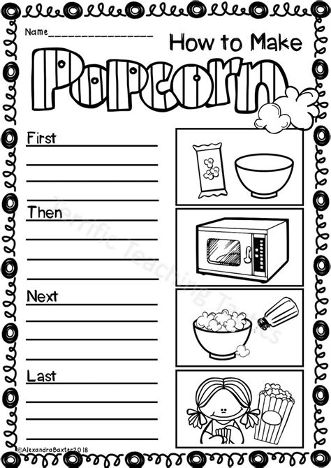 Procedure How To Writing Freebie 1st Grade Writing Procedural
