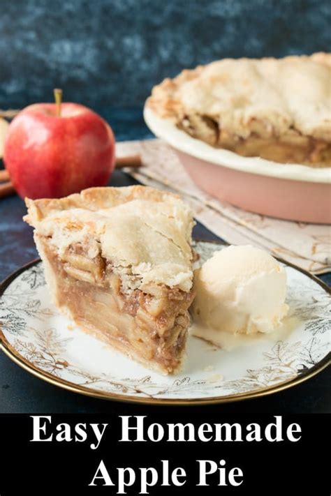 Easy Homemade Apple Pie {from Scratch Recipe} Little Sweet Baker