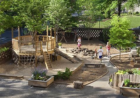 Natural Preschool Playground Equipment Menalmeida