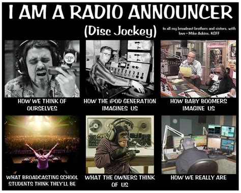 I Am A Radio Announcer Dan O’day Talks About Radio Radio Radio Humor Disc Jockey