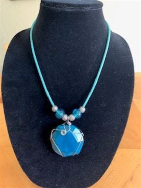 Necklace With Turquoise Stone Etsy